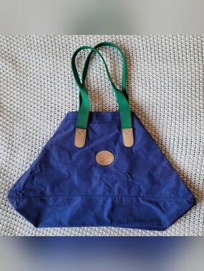 Sarne Vintage Young Eagles Classic & Future Tote Bag, Blue & Green